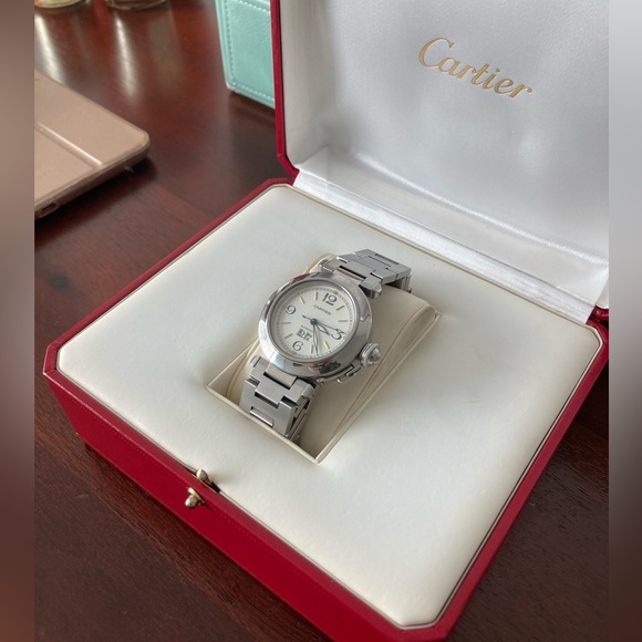 Cartier pasha de Cartier watch 35 mm - Picture 3 of 10